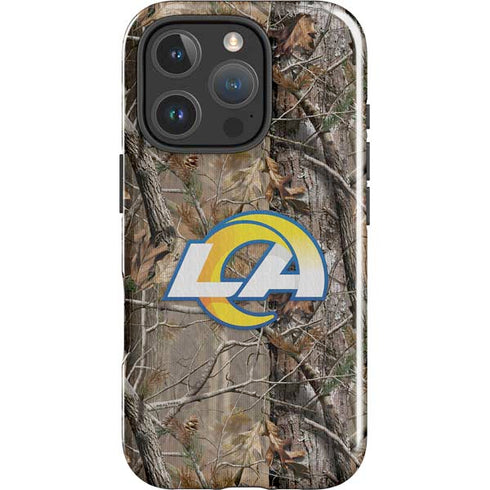 NFL Los Angeles Rams Realtree AP Camo iPhone 16 Pro Impact Case